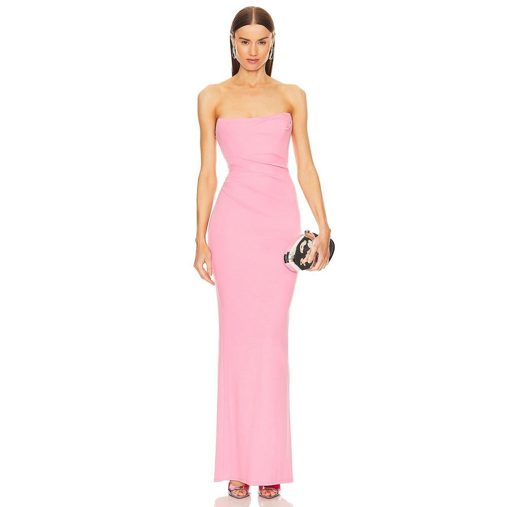 Michael Costello x REVOLVE Briggs Gown in Pink